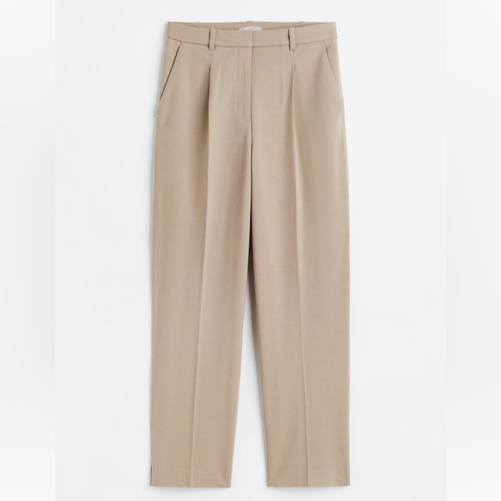 H&M Tan slim fit dress pants